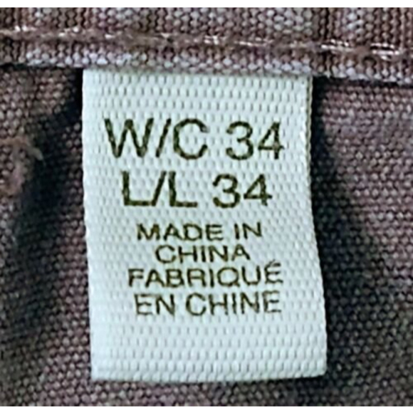 CABELA'S 7 Pocket HIKER Cargo Pants Men's 34 x 34 Khaki Hiking Outdoors Hunting - Picture 5 of 10